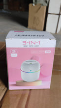 Portable Mini USB Humidifier with Light  Cool Mist & Essential Oil Diffuser (250ML)