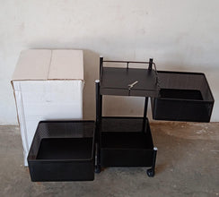 Metal High Quality Kitchen Trolley with Wheels (3 Layer)