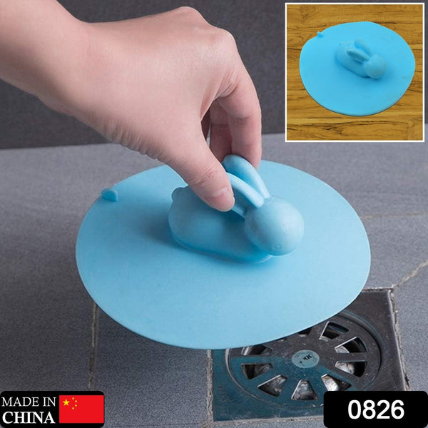 Drain Cover, Water Stopper, Tank Stopper, Rabbit Silicone, Odor Resistant (1 Pc )