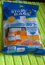 Vacuum Storage Bags with Suction Pump & Shirt clips (5 Pcs Set)