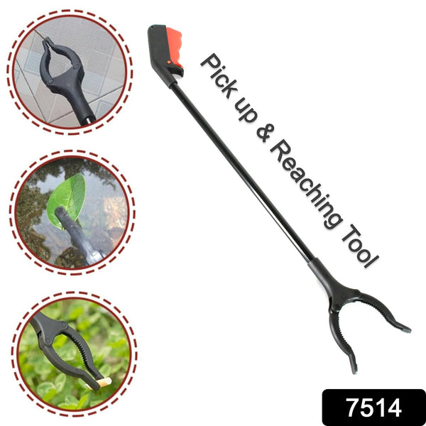 Extra Long Trash Picker  Rotating Grip Arm for Cleaning & Garden Assistance