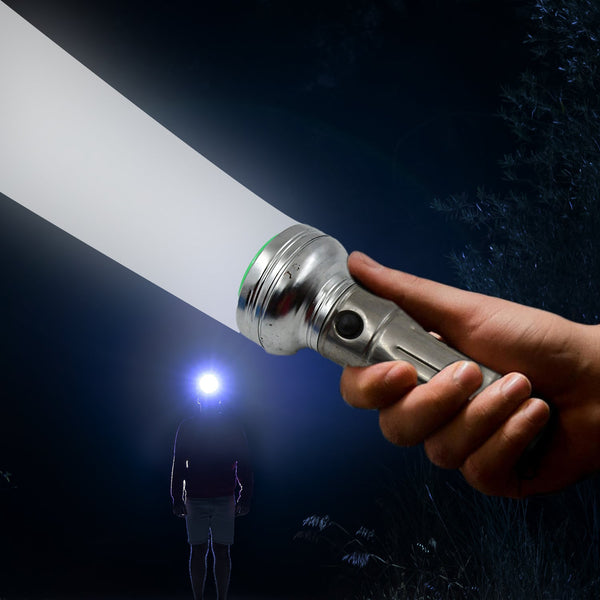 Nostalgic Portable Flashlight  Simple Iron Outdoor Old-Fashioned Torch Light