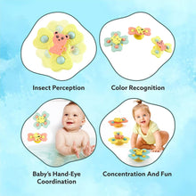 Buzzy Baby Spinner Toy Set Suction Cup Spinning Toys (3 Pc Set)