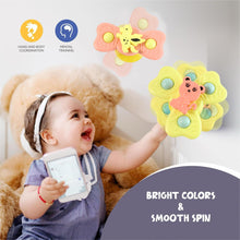 Buzzy Baby Spinner Toy Set Suction Cup Spinning Toys (3 Pc Set)