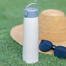 Creative Wheat Glass Water Bottle with Phone Holder (380ml)