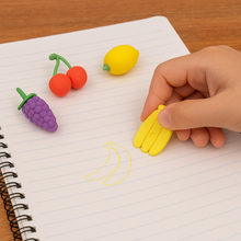 Mini Cute Vegetables and Fruits Erasers / Pencil Rubbers for Kids  (4 pc Set)