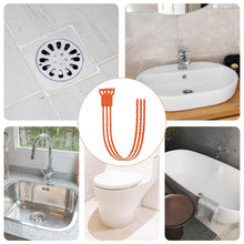 Flexible Sink & Drain Cleaning Stick 50 cm Long (Pack of 3)