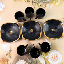 Sweet Buzz 9-Piece Seashell Ceramic Cup Set  Ideal for Home & Gifts