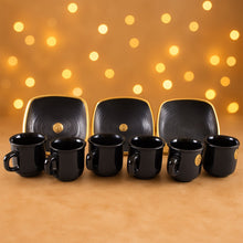 Sweet Buzz 9-Piece Seashell Ceramic Cup Set  Ideal for Home & Gifts