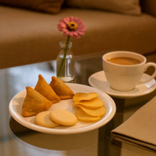 Plastic Round Dinner / Serving Plate  19 cm (1 Pc)