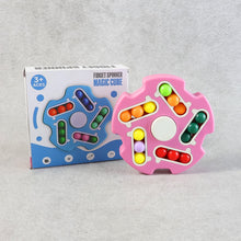 Fidget Magic Cube Spinner Toy Multi-Track Finger Puzzle