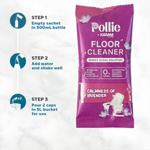 Pollic Kadam Concentrated Floor Cleaner Sachet Lavender Fragrance (50 Gm)