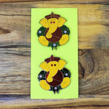 Decorative Lord Ganesha Wall Hanging Stickers (2 Pc)