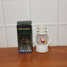 Mini LED Decorative Lantern with Santa Figurine (1 Pc)