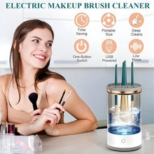 Electric Makeup Brush Cleaner Dryer  Automatic USB Rechargeable Brush Washing