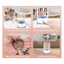 Electric Makeup Brush Cleaner Dryer  Automatic USB Rechargeable Brush Washing