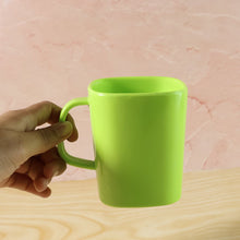 Square Melamine Mug  Premium Durable Lightweight Cup (1 Pc)