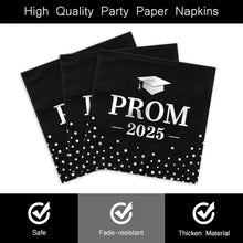 Prom 2025 Party Napkins (33 x 33 Cm / 100 Pc)