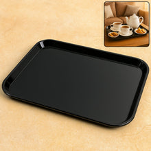 Plastic Serving Tray / Plate  40 × 30 cm (1 Pc / Black)