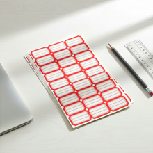 Self-Adhesive Label Stickers (50 Sheets)