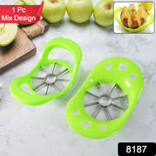 Multi-Purpose Fruit Slicer Apple Cutter with 8 Stainless Steel Blades (1 Pc)