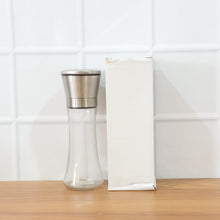 Premium Stainless Steel & Glass Manual Spice Grinder (1 Pc)