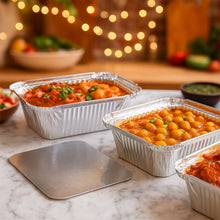 Freshee Aluminium Food Container with Lid 450 ml 10 Pc
