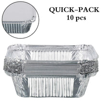 Freshee Aluminium Food Container with Lid 450 ml 10 Pc