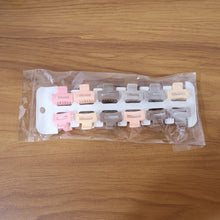 Stylish Mini Hair Claw Clips Set (12 Pc)