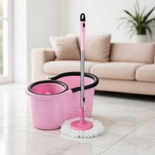 Quick Spin Mop With Steel Spin Bucket for Floor Cleaning