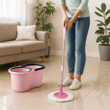 Quick Spin Mop With Steel Spin Bucket for Floor Cleaning