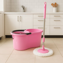 Quick Spin Mop With Steel Spin Bucket for Floor Cleaning