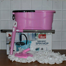 Quick Spin Mop With Steel Spin Bucket for Floor Cleaning
