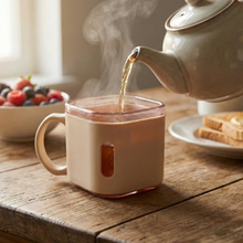 Premium Square Shape Tea Cup Set 6-Piece (150 ML)