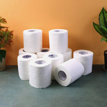 Toilet Tissue Rolls  Soft Embossed Bathroom Tissue, 220 Sheets × 10 Rolls