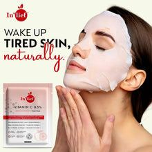 Inlief Vitamin C 0.5% Hydrating & Brightening Facial Sheet Mask (1 Pc)
