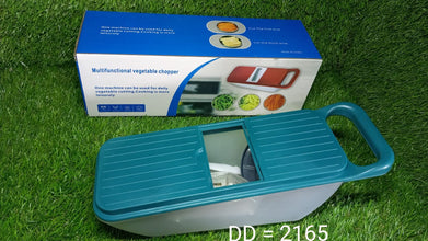 Multifunctional Vegetable Slicer Cutter  Onion & Potato Slicer with 6 Blades & Peeler