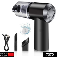 2 in 1 Wireless Vacuum Cleaner  120W Handheld USB Rechargeable for Home & Car (1 Pc)