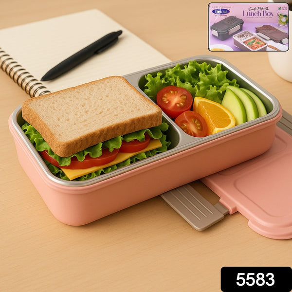 BPA-Free Snack Pack-2 Lunch Box 2-Compartment