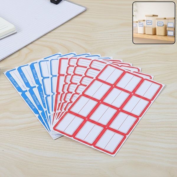 Self-Adhesive Label Stickers (10 Sheets)