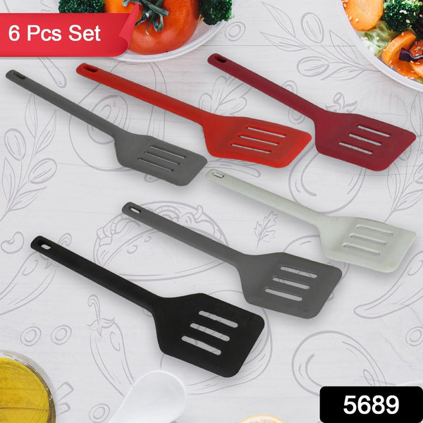 Multipurpose Silicone Spoon, Silicone Basting Spoon Non-Stick Kitchen Utensils (6 Pcs Set)