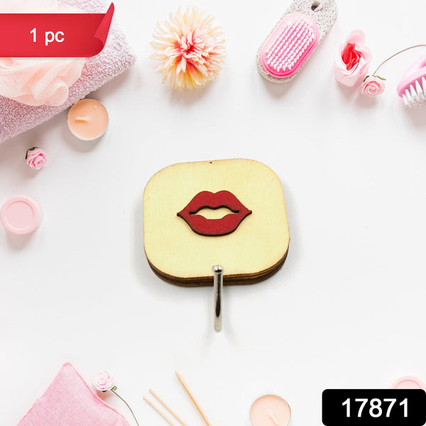 Wooden Cartoon Wall Hook  Kids Room & Bathroom Storage Hook