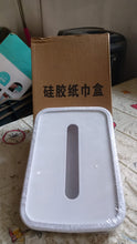 Simple Silicone Tissue Holder  Cube/Cylinder Tissue Box for Bathroom, Office