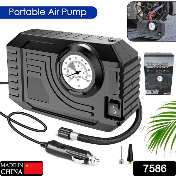 Tire Inflator Portable Air Compressor 12V Small Air Pump for Car Tires Bicycle Bike