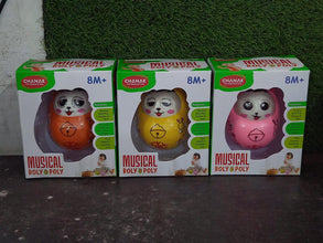 Musical Roly Poly Toy for Babies  Push & Shake Wobbling Doll