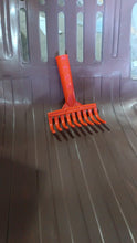Heavy Duty Plastic Garden Hand Rake 9-Tooth Cultivator Tool (1 Pc)