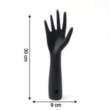 Elegant Black Hand-Shaped Jewelry Display Stand (1 Pc)