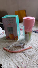2-in-1 Portable Blender Juicer USB Rechargeable (340 ml)
