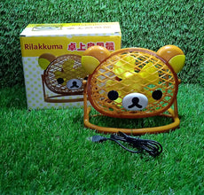 Stylish & Silent: Teddy Bear USB Fan for Any Space  Adjustable Cooling!