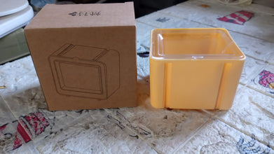 Durable Transparent Tape Storage Box  Plastic Office Organizer